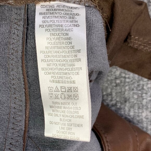 Free People Chocolate Skinny Leather Pants - Picture 9 of 11